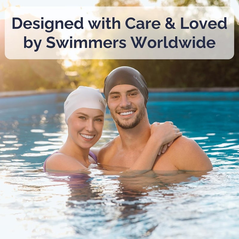 Limmys Premium Swim Cap for Adults – Soft Silicone Swimming Cap for Women & Men – Comfortable, Streamlined Fit, Chlorine Resistant & Hypoallergenic – Trusted by Swimmers Worldwide - Image 5